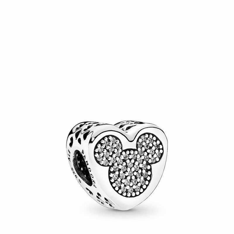 Pandora Disneyr Mickey & Minnie True Love Charm - Sterling Silver/Cubic Zirconia - Canada | AO5265CM